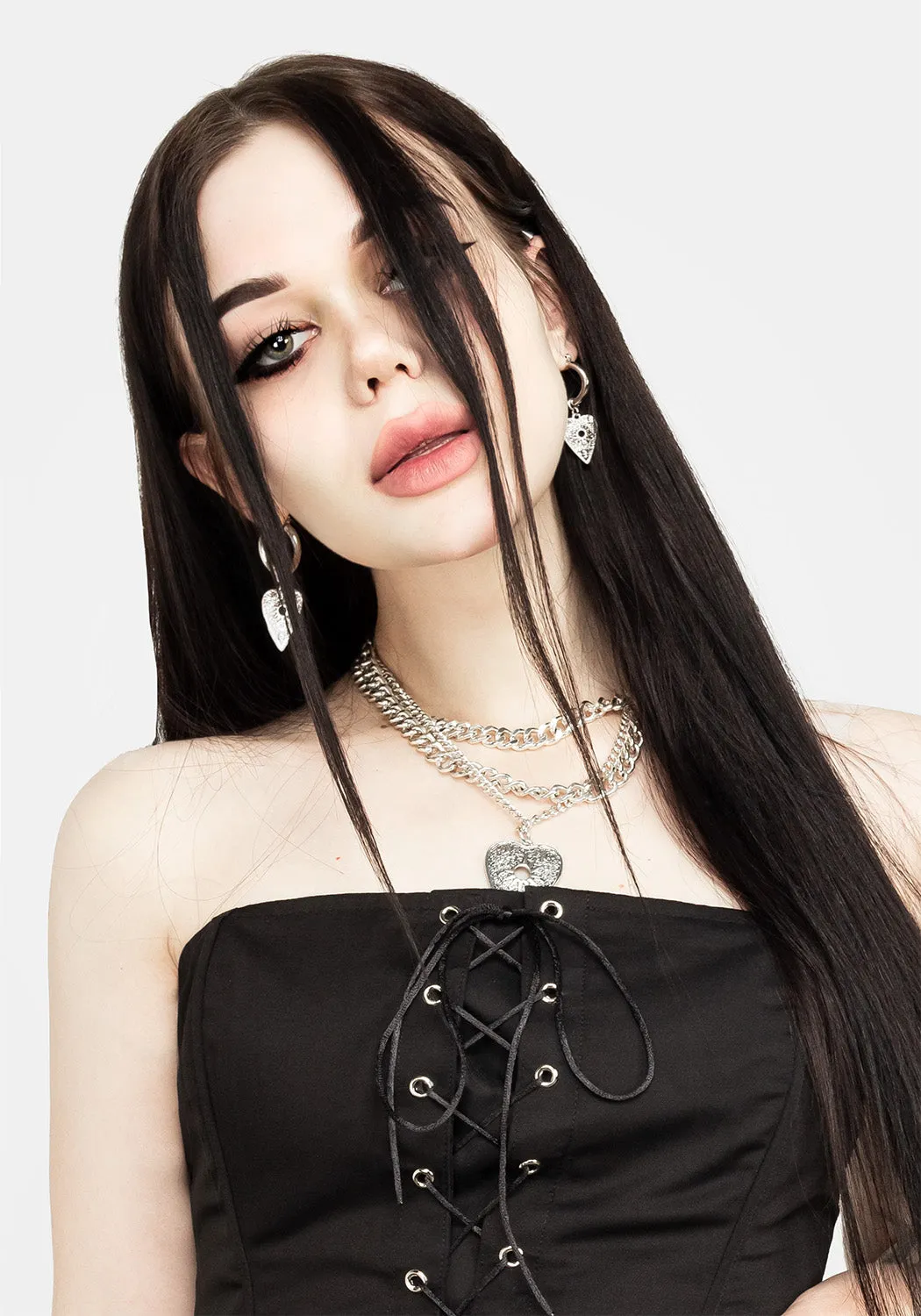 MORTICIA LACE-UP CORSET sold by Disturbia product image thumbnail 2