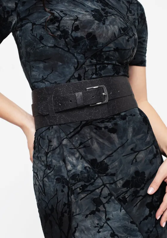 Bathory Floral Embossed Waist Belt sold by Disturbia