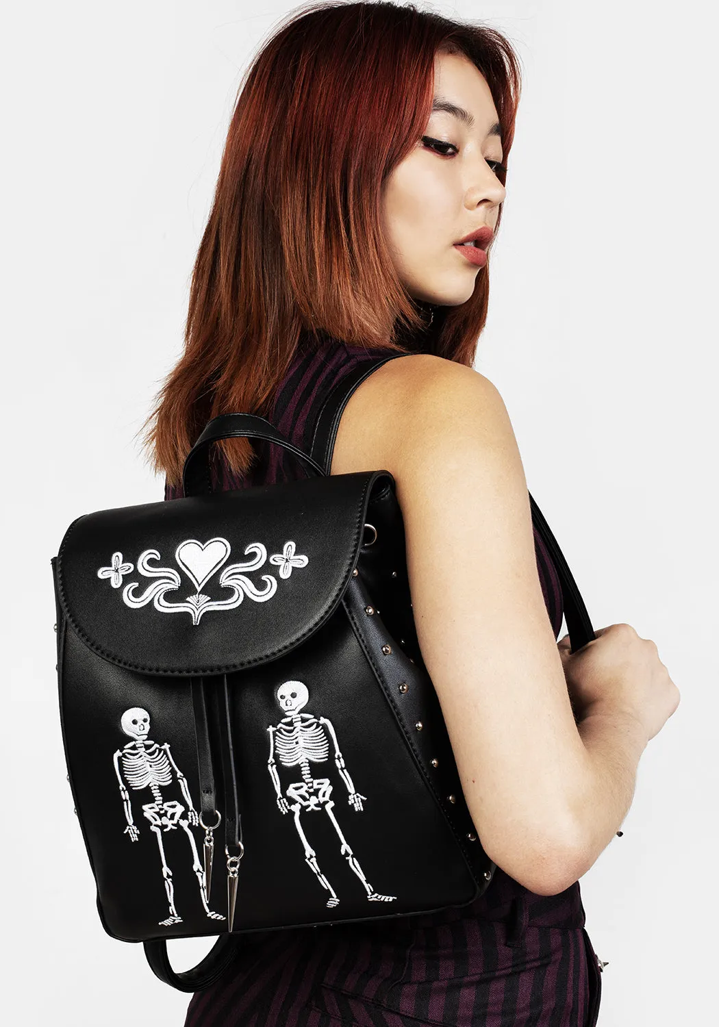Reaper Studded Backpack sold by Disturbia product image thumbnail 2