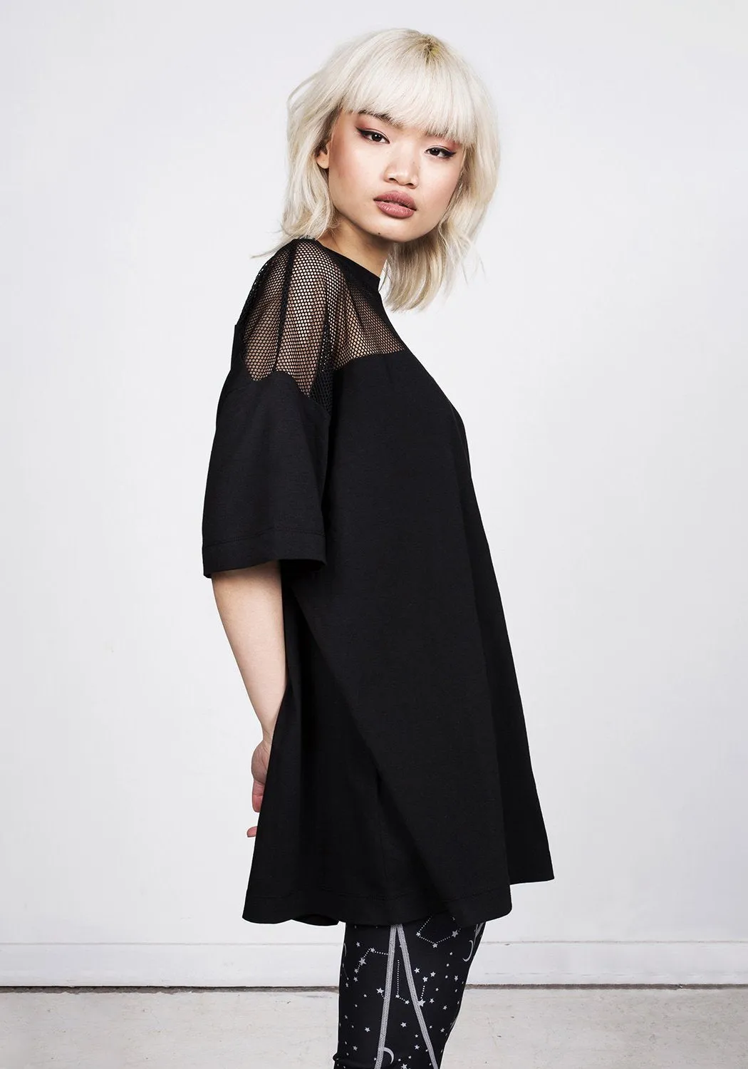 Mesh Oversized Tee sold by Disturbia product image thumbnail 3