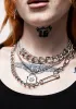 Morgelai Layered Chain Necklace sold by Disturbia