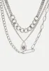 Morgelai Layered Chain Necklace sold by Disturbia