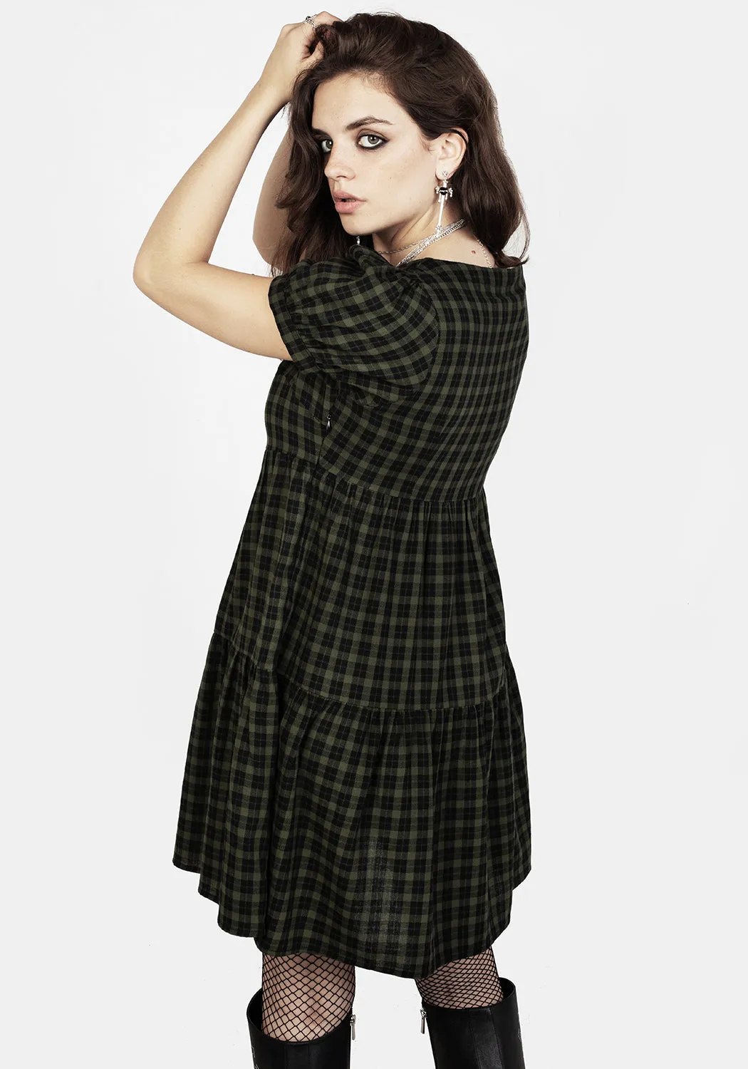 Terra Mini Smock Dress sold by Disturbia product image thumbnail 4