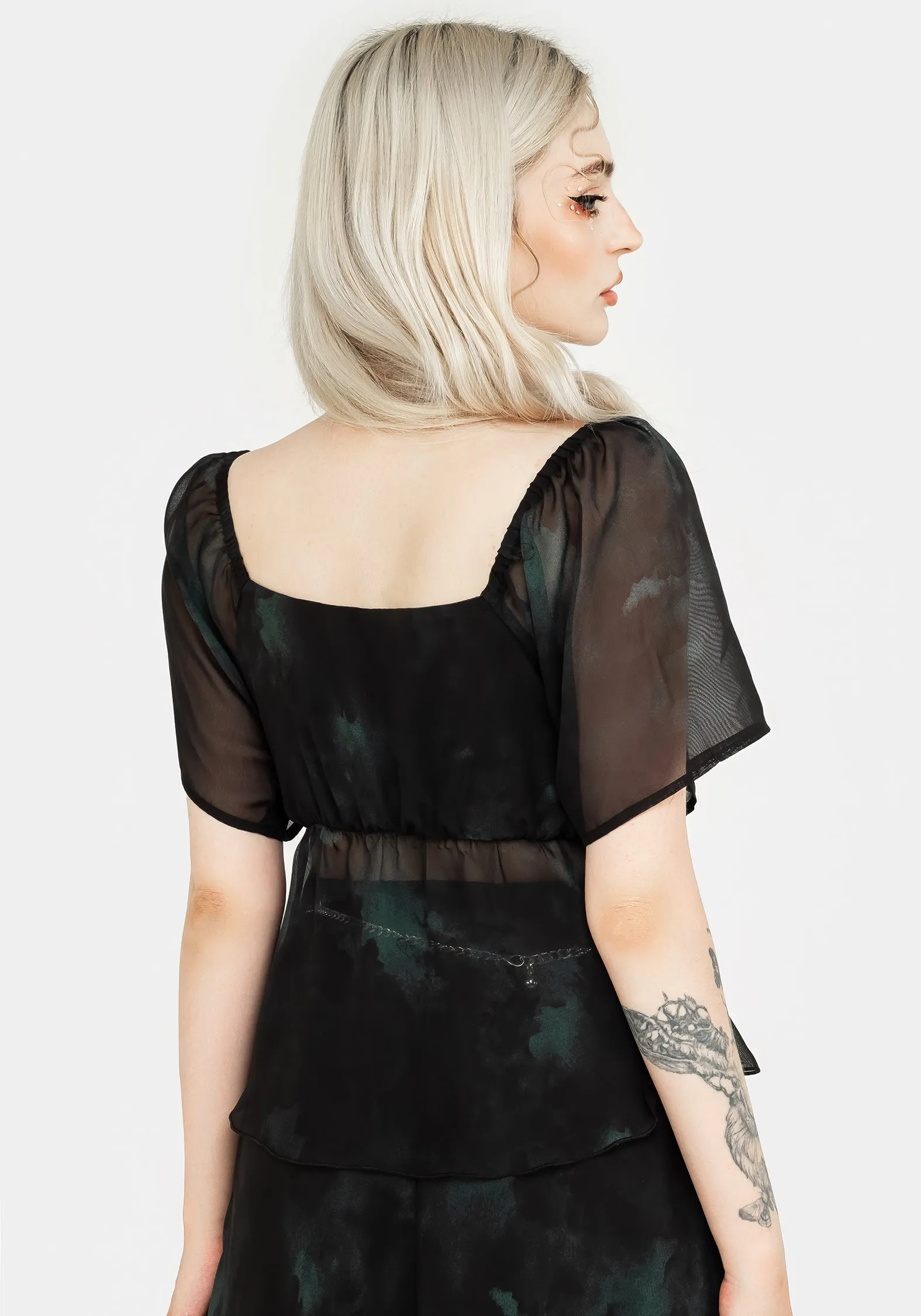 Lichen Chiffon Top sold by Disturbia product image thumbnail 3