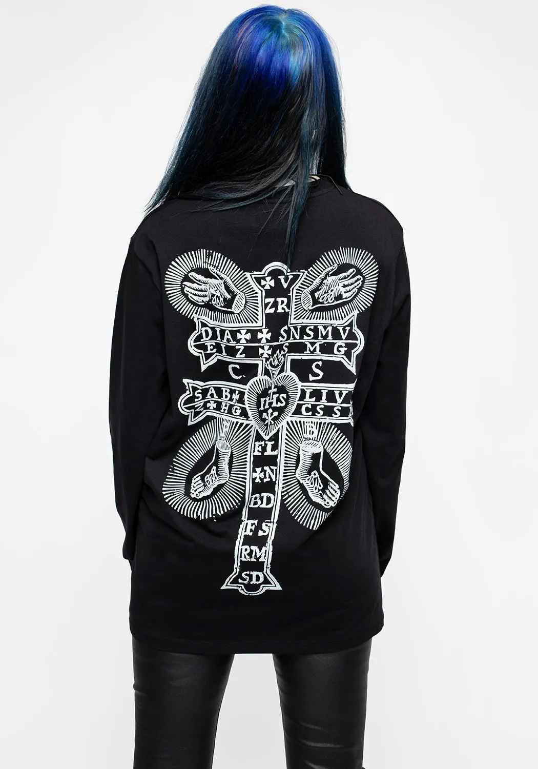 Macabre Long Sleeve T-shirt sold by Disturbia product image thumbnail 3