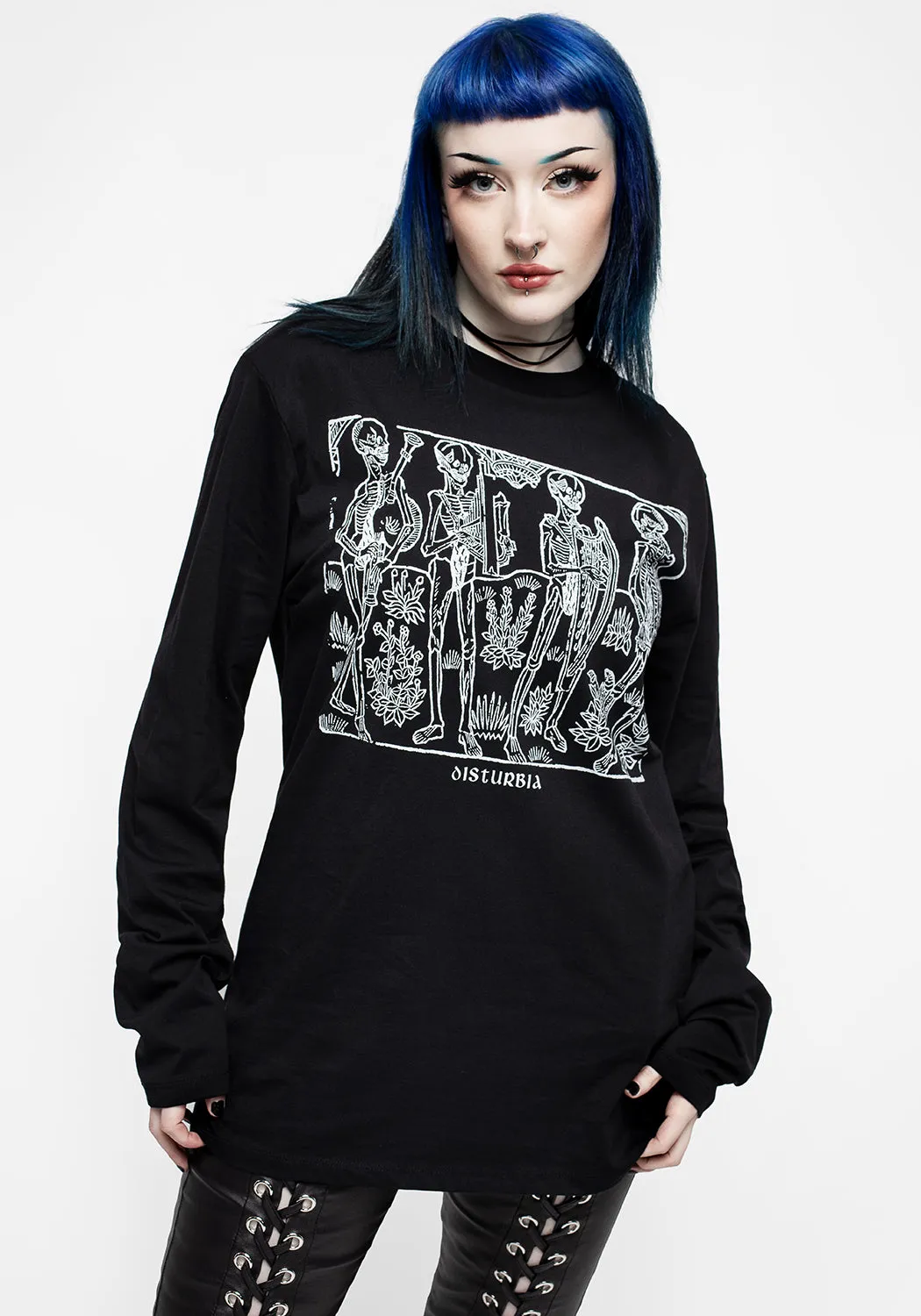 Macabre Long Sleeve T-shirt sold by Disturbia product image thumbnail 5