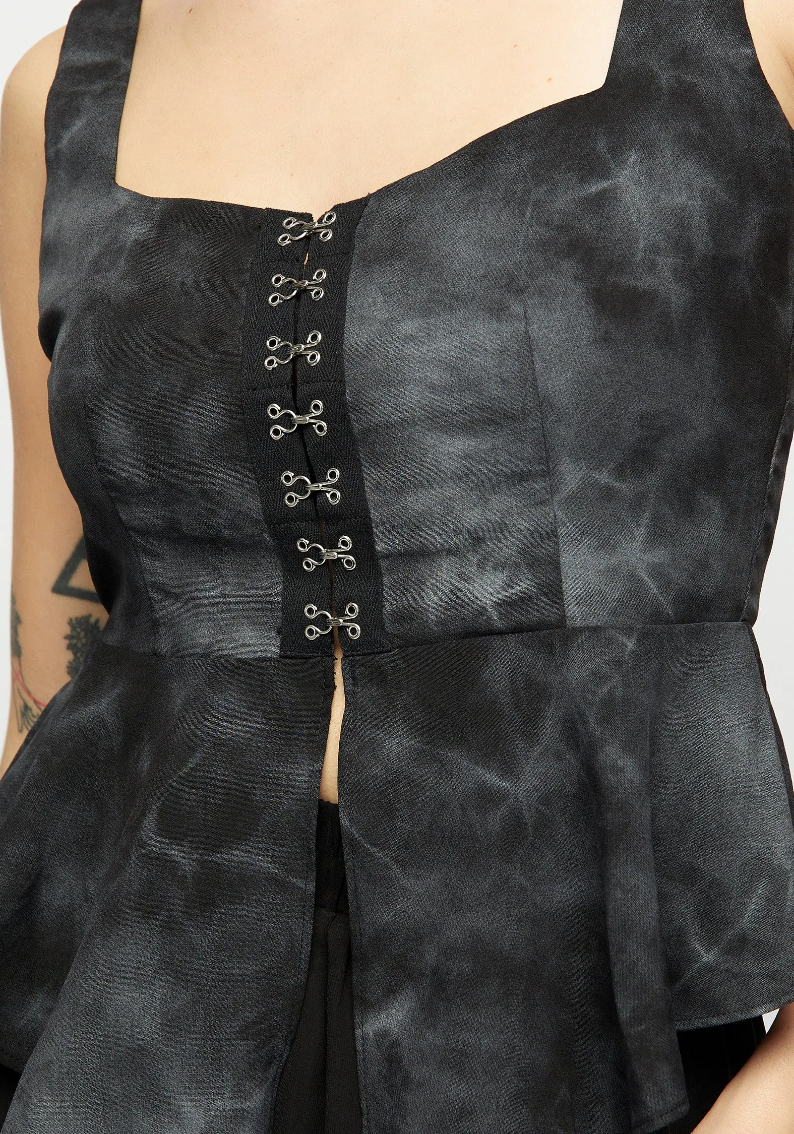 Delacroix Hook and Eye Square Neck Top sold by Disturbia product image thumbnail 2