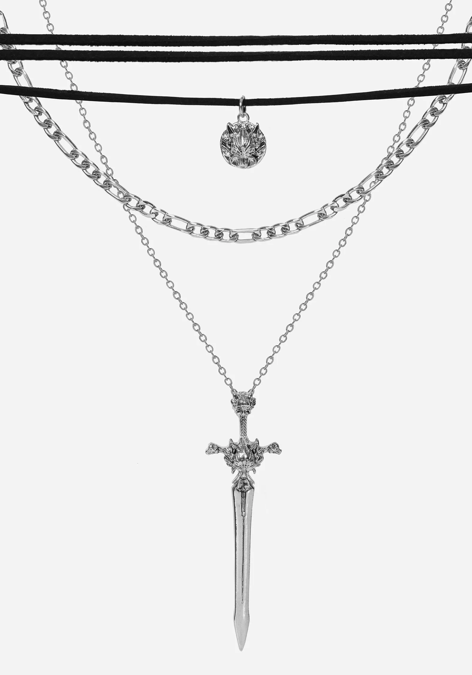 Longclaw Layered Necklace sold by Disturbia product image thumbnail 3