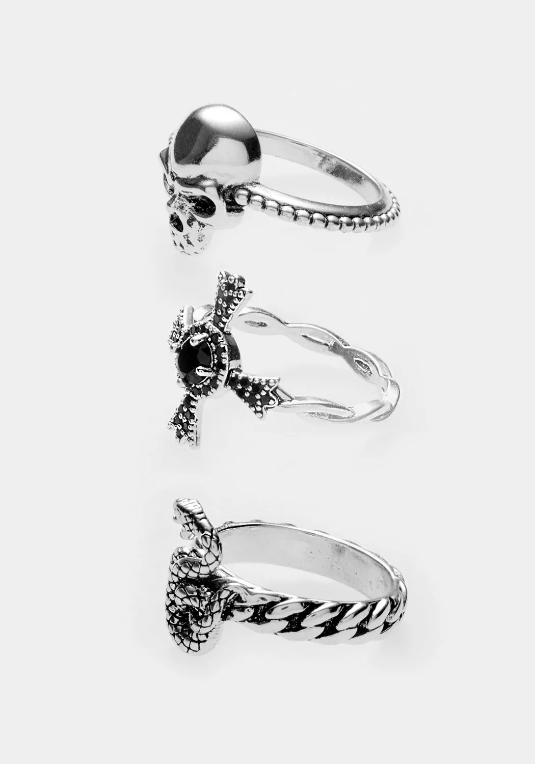 Morbid Ring Set sold by Disturbia product image thumbnail 3