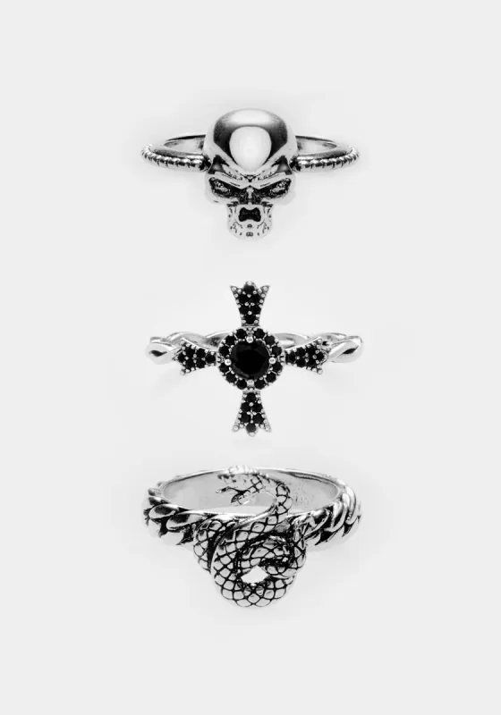 Morbid Ring Set sold by Disturbia