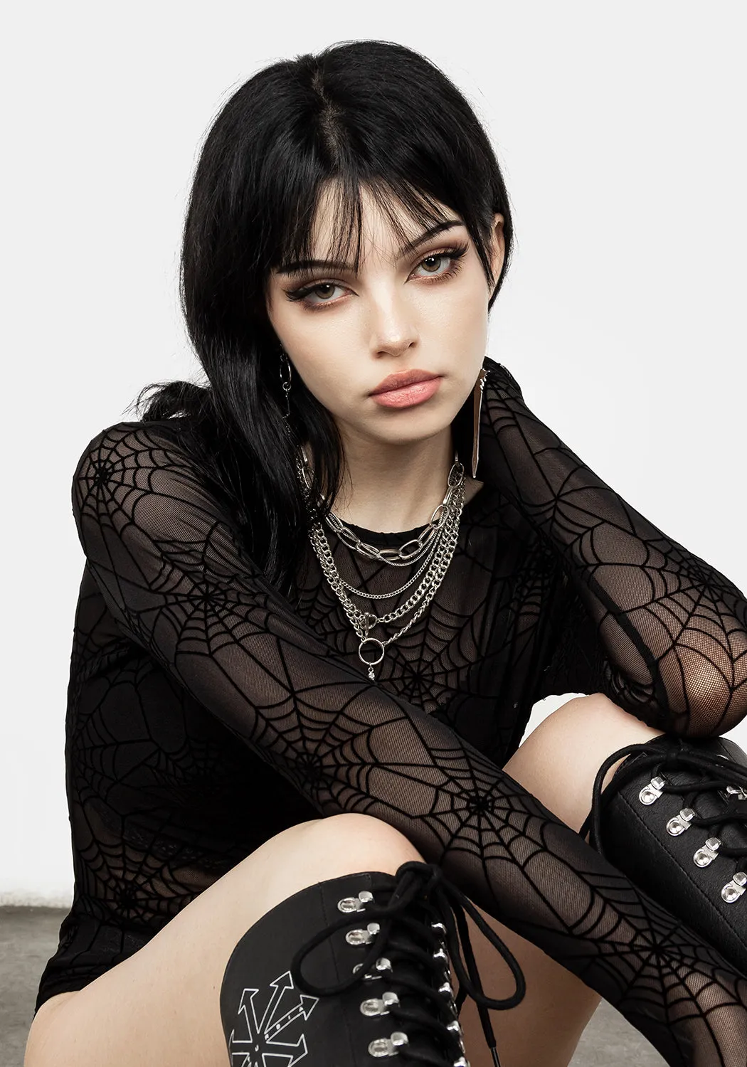 VENOM MESH BODYSUIT sold by Disturbia product image thumbnail 5