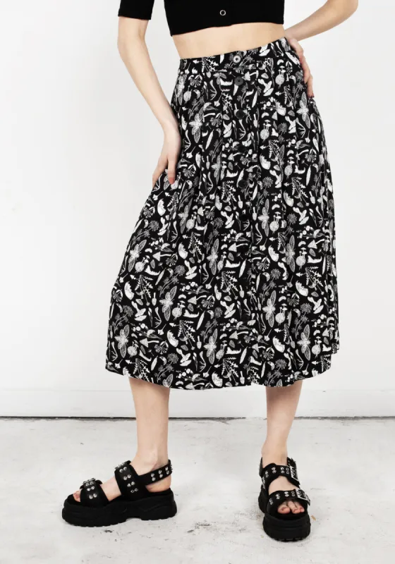 Earth Magick Button Up Skirt sold by Disturbia