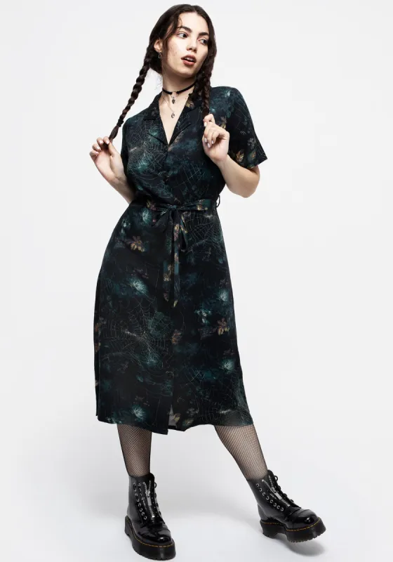 Blackthorn Midi Shirt Dress sold by Disturbia