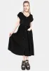 Scutellaria Embroidered Button Up Midi Dress sold by Disturbia