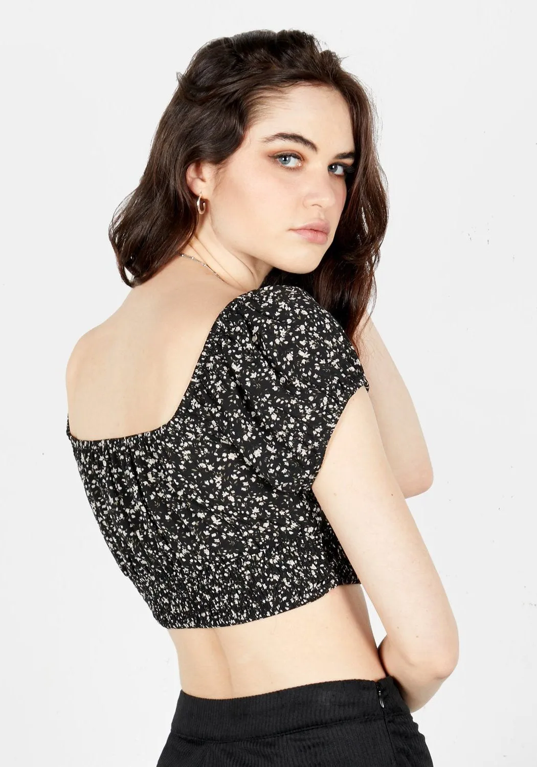 Milkweed Bardot Crop Top sold by Disturbia product image thumbnail 2