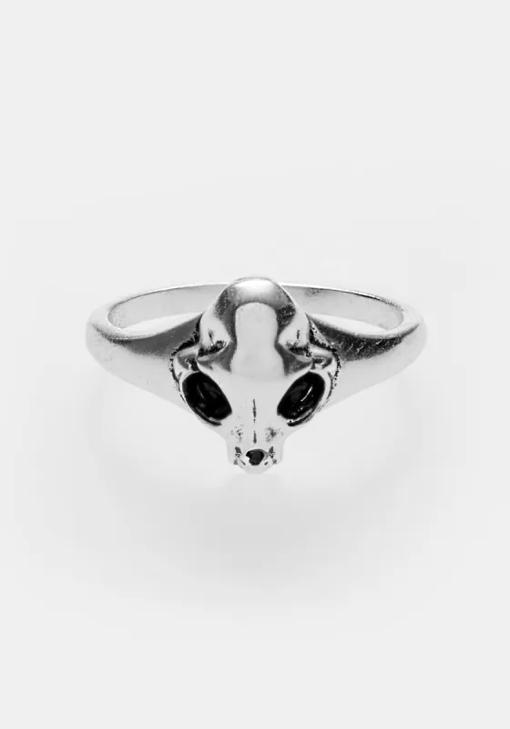 Sphynx Silver Ring sold by Disturbia
