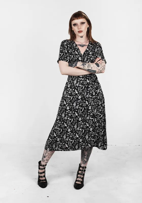 Earth Magick Wrap Dress sold by Disturbia