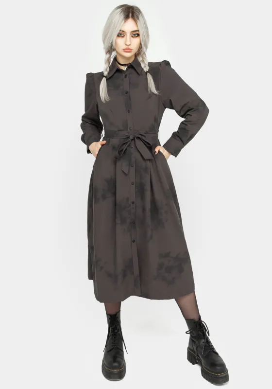 Carya Midi Shirt Dress sold by Disturbia
