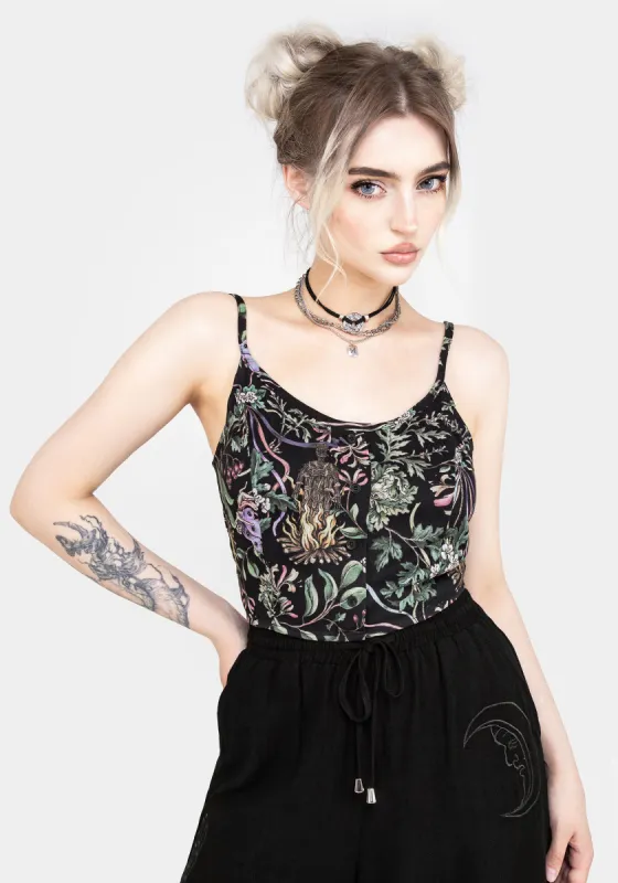 Beltane Cami Crop Top sold by Disturbia
