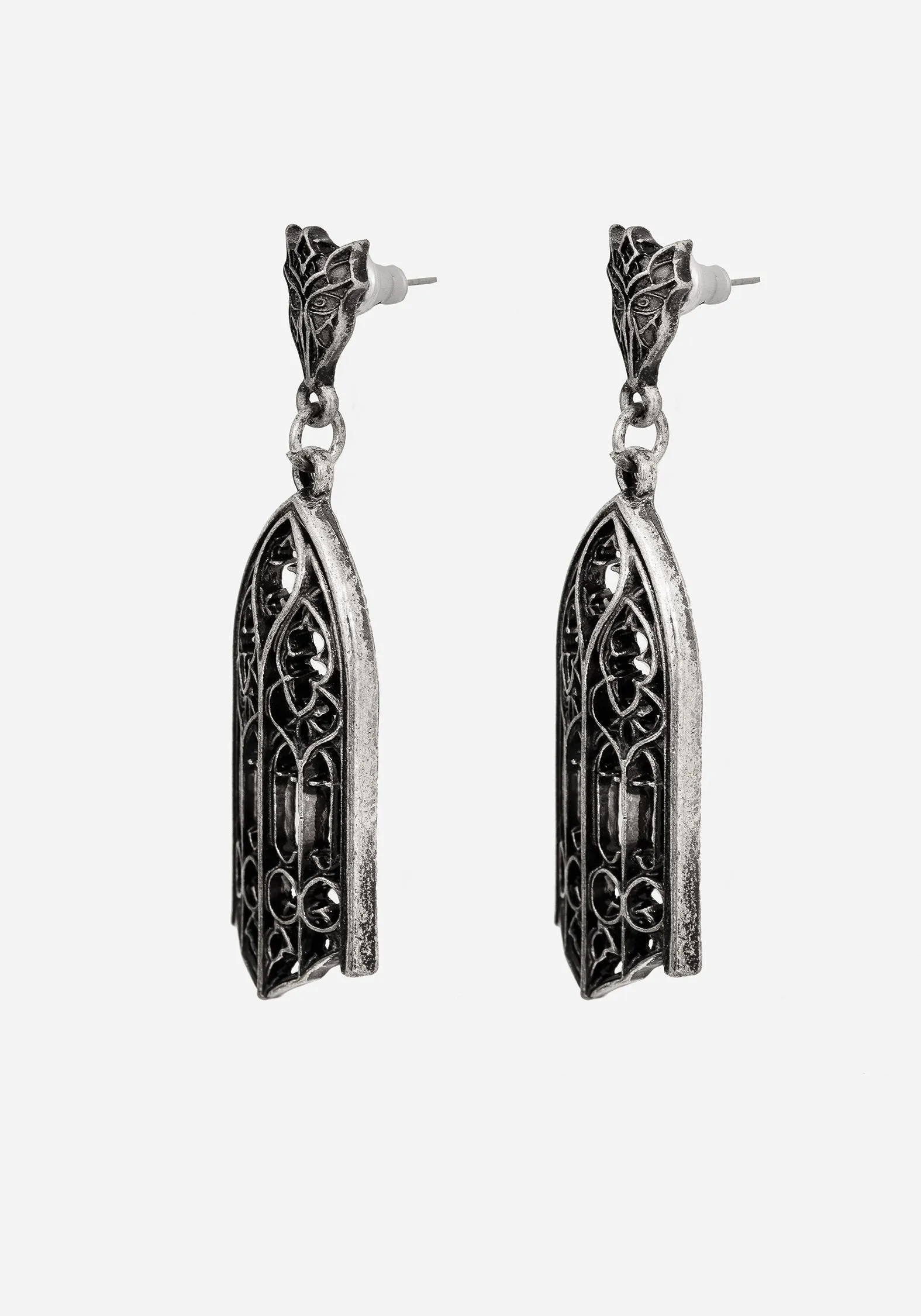 Cathedral Gothic Drop Earrings sold by Disturbia product image thumbnail 5
