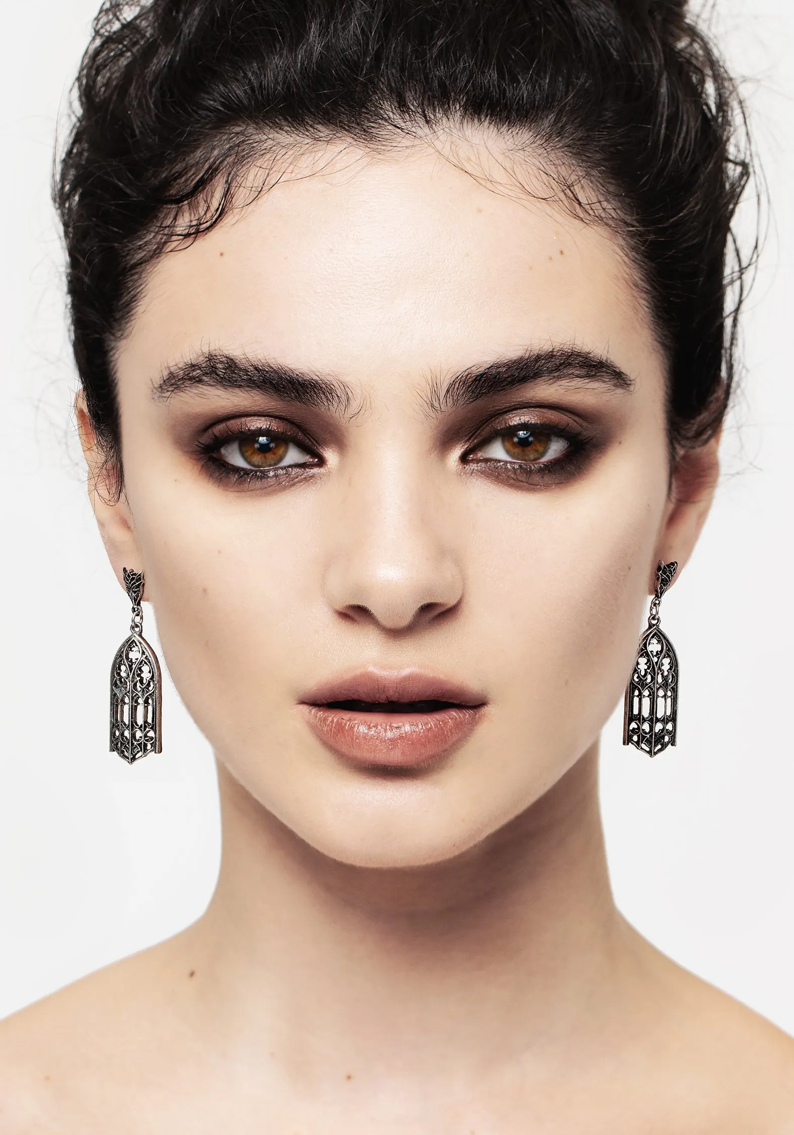 Cathedral Gothic Drop Earrings sold by Disturbia product image thumbnail 4