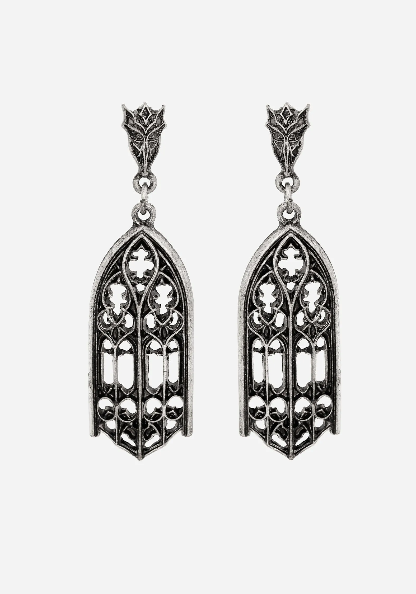 Cathedral Gothic Drop Earrings sold by Disturbia