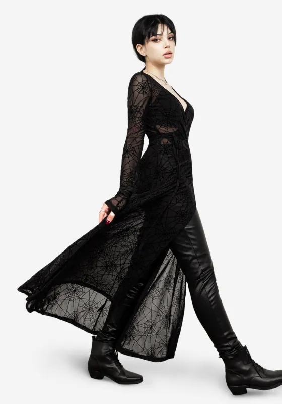 Venom Mesh Wrap Dress sold by Disturbia