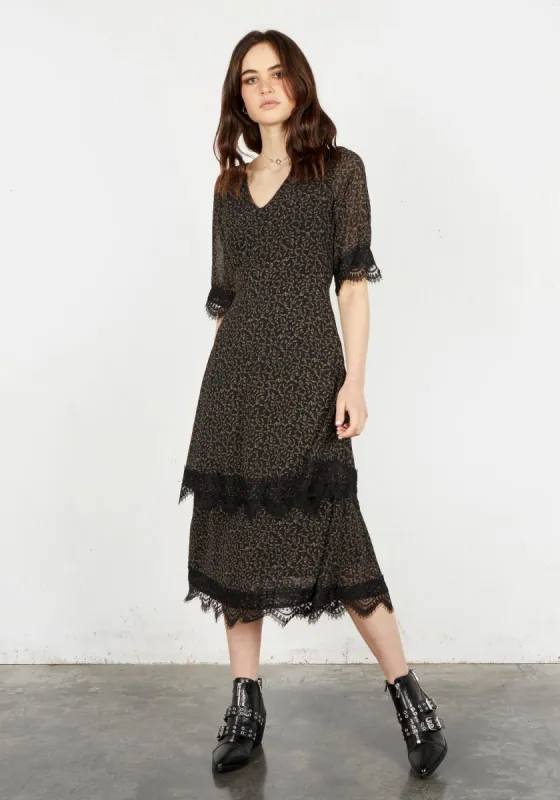 Delphinium Midi Dress sold by Disturbia