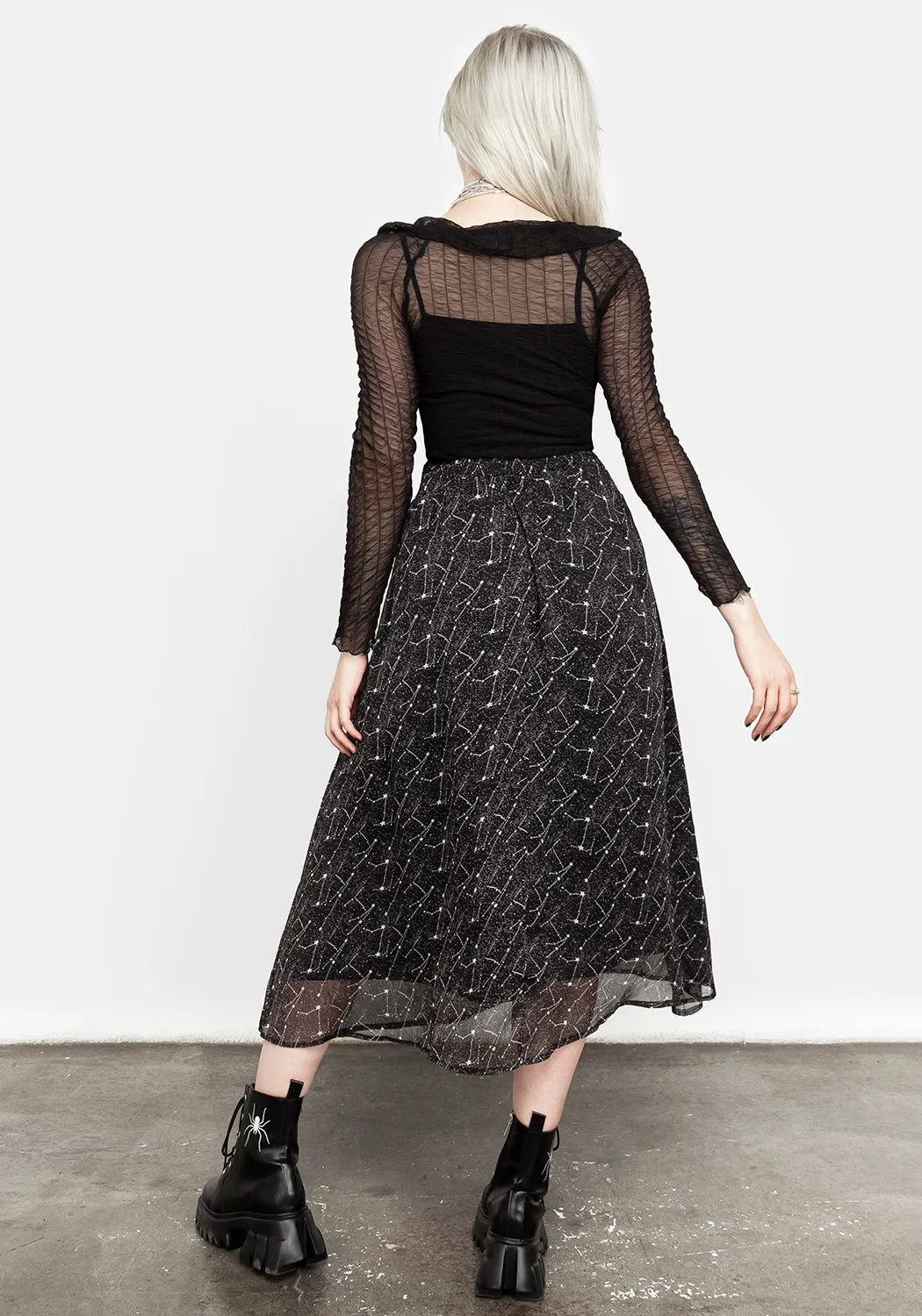 Spectral Midi Skirt sold by Disturbia product image thumbnail 4