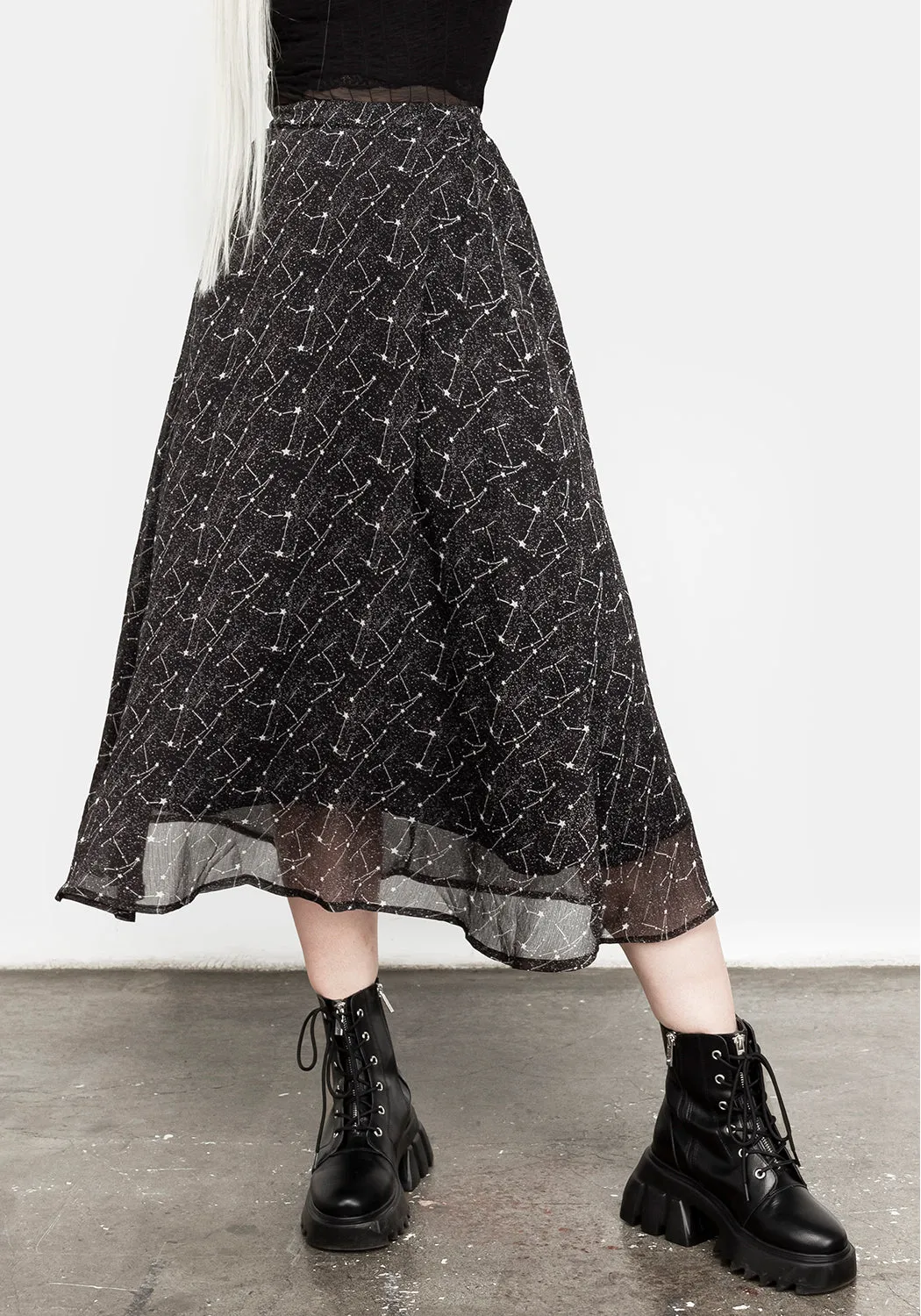 Spectral Midi Skirt sold by Disturbia