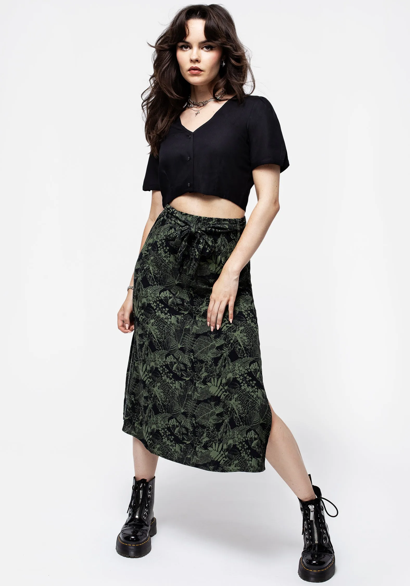 Daphne Midi Skirt sold by Disturbia