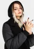 Prism Longline Bomber Coat sold by Disturbia