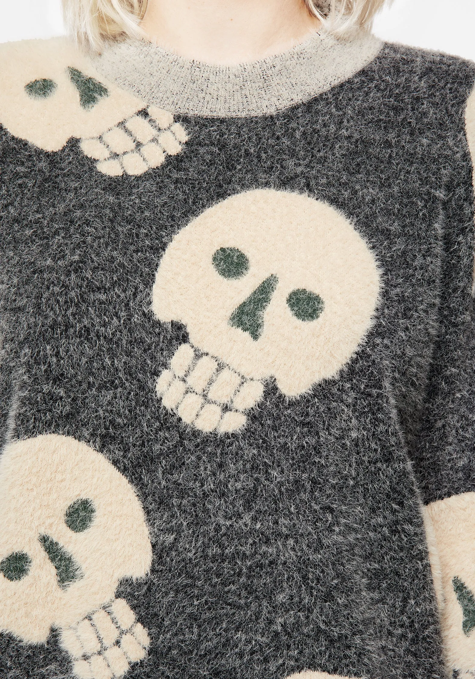 Crania Fluffy Knit Jumper sold by Disturbia product image thumbnail 2