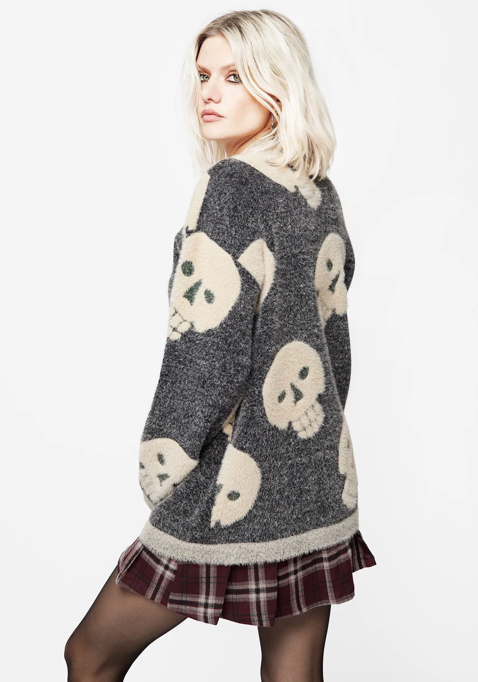 Crania Fluffy Knit Jumper sold by Disturbia product image thumbnail 3