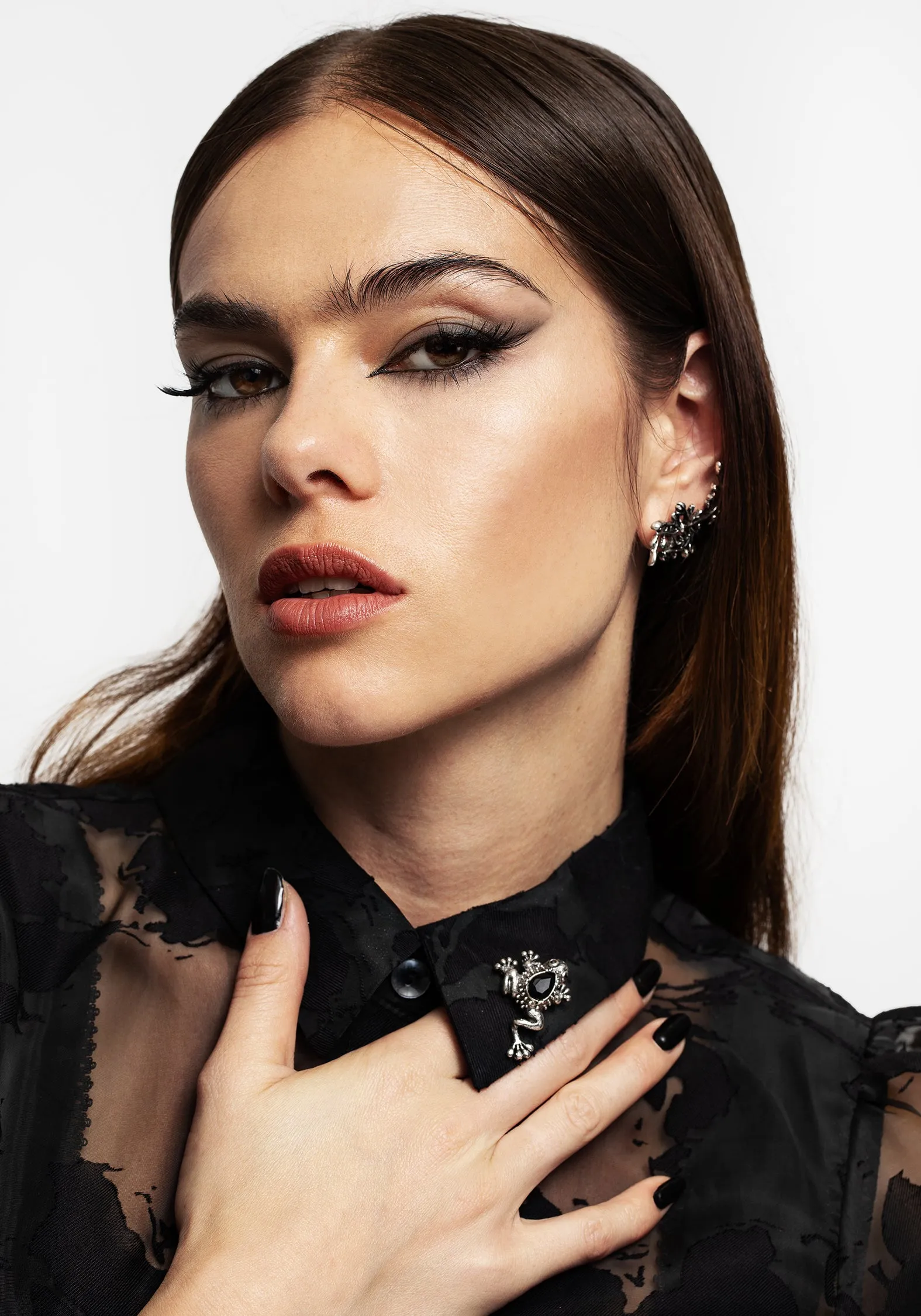 Bheki Frog Brooch Pin sold by Disturbia product image thumbnail 4