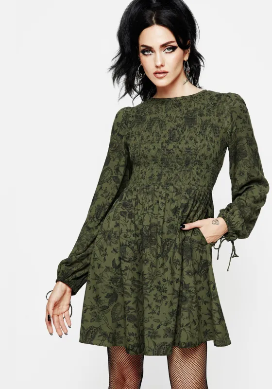 Meadowflowers Floral Print Mini Dress sold by Disturbia