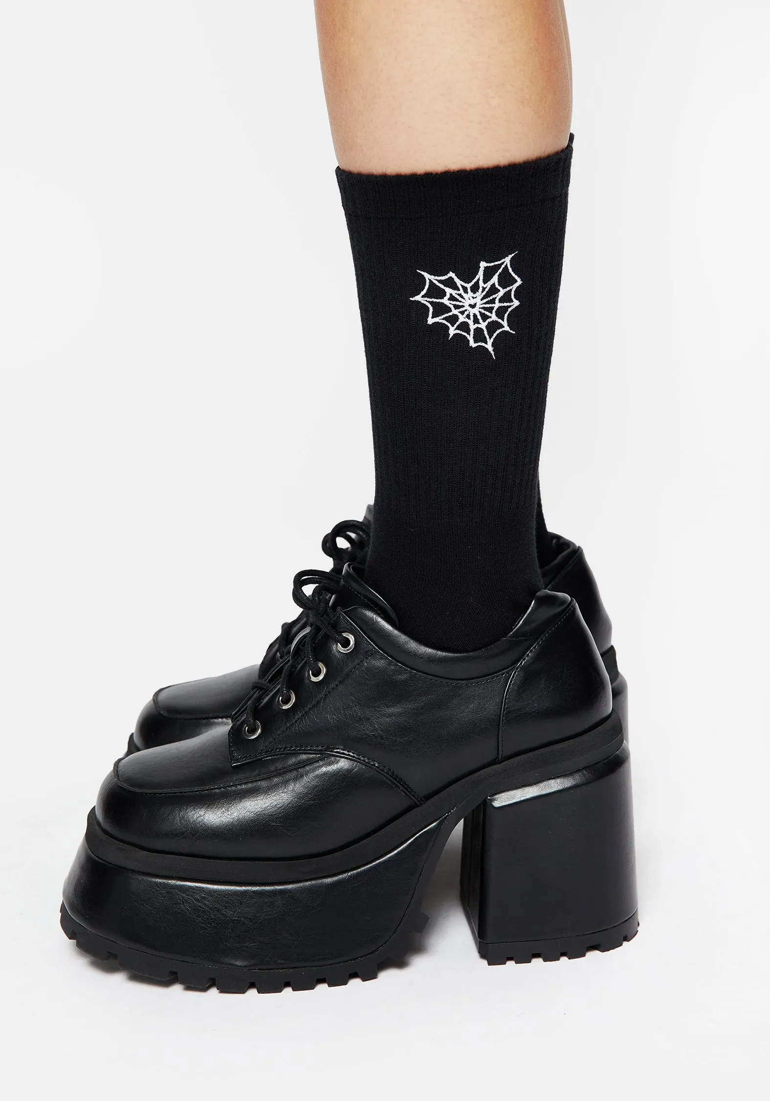 Catch Feelings Embroidered Socks sold by Disturbia product image thumbnail 3