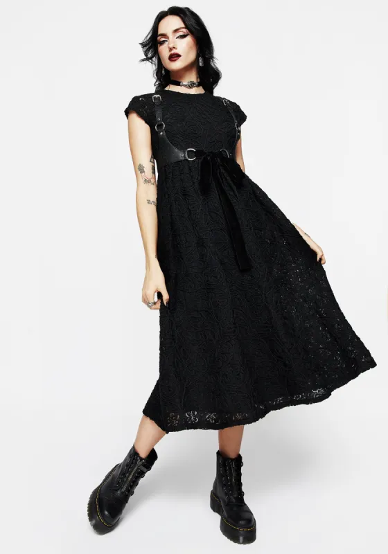 Maladie Midi Smock Dress sold by Disturbia