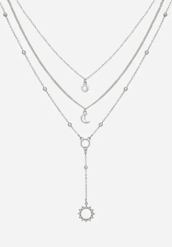 Helios Layered Necklace sold by Disturbia