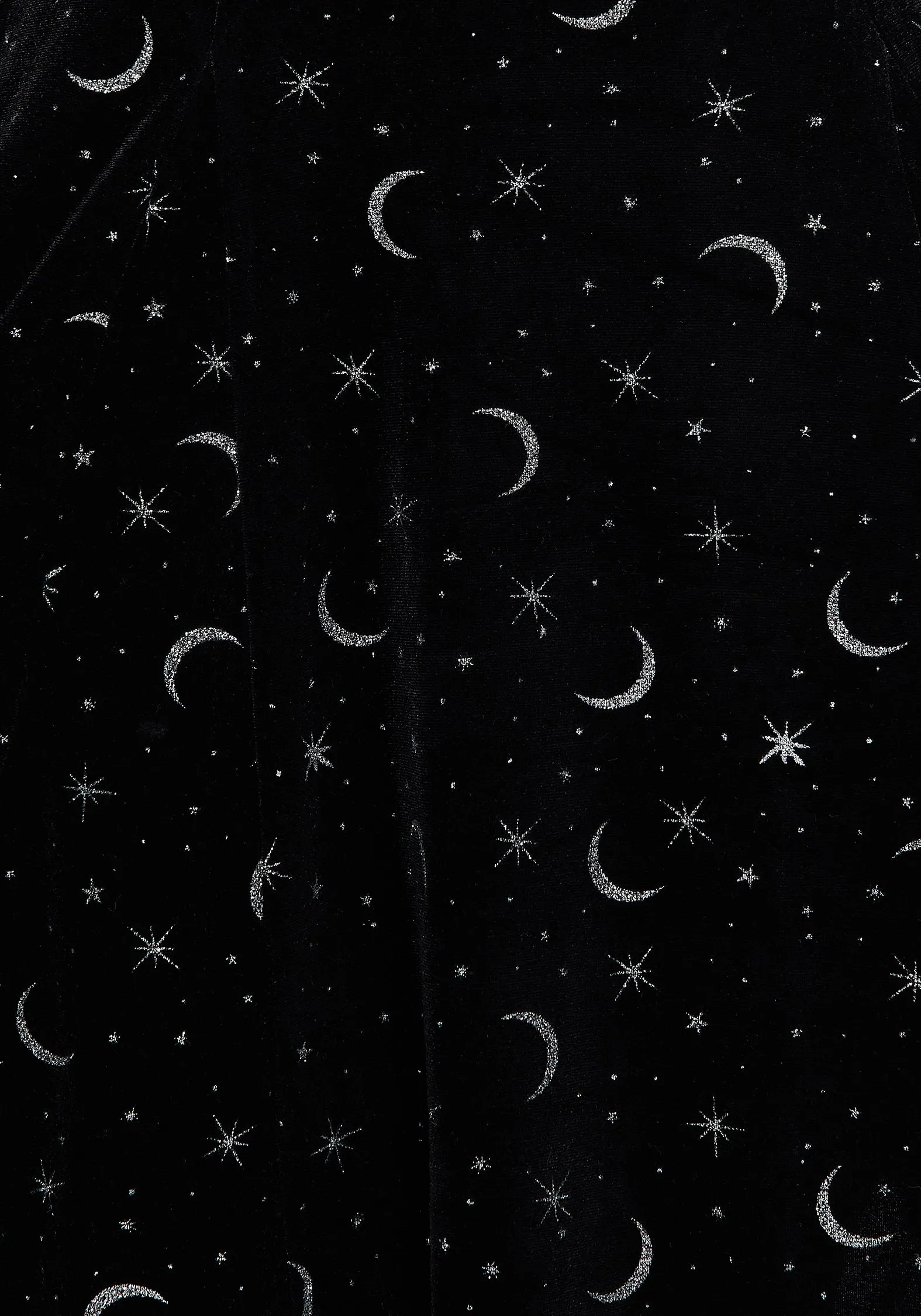 Constellation Glitter Print Velour Mini Dress sold by Disturbia product image thumbnail 2