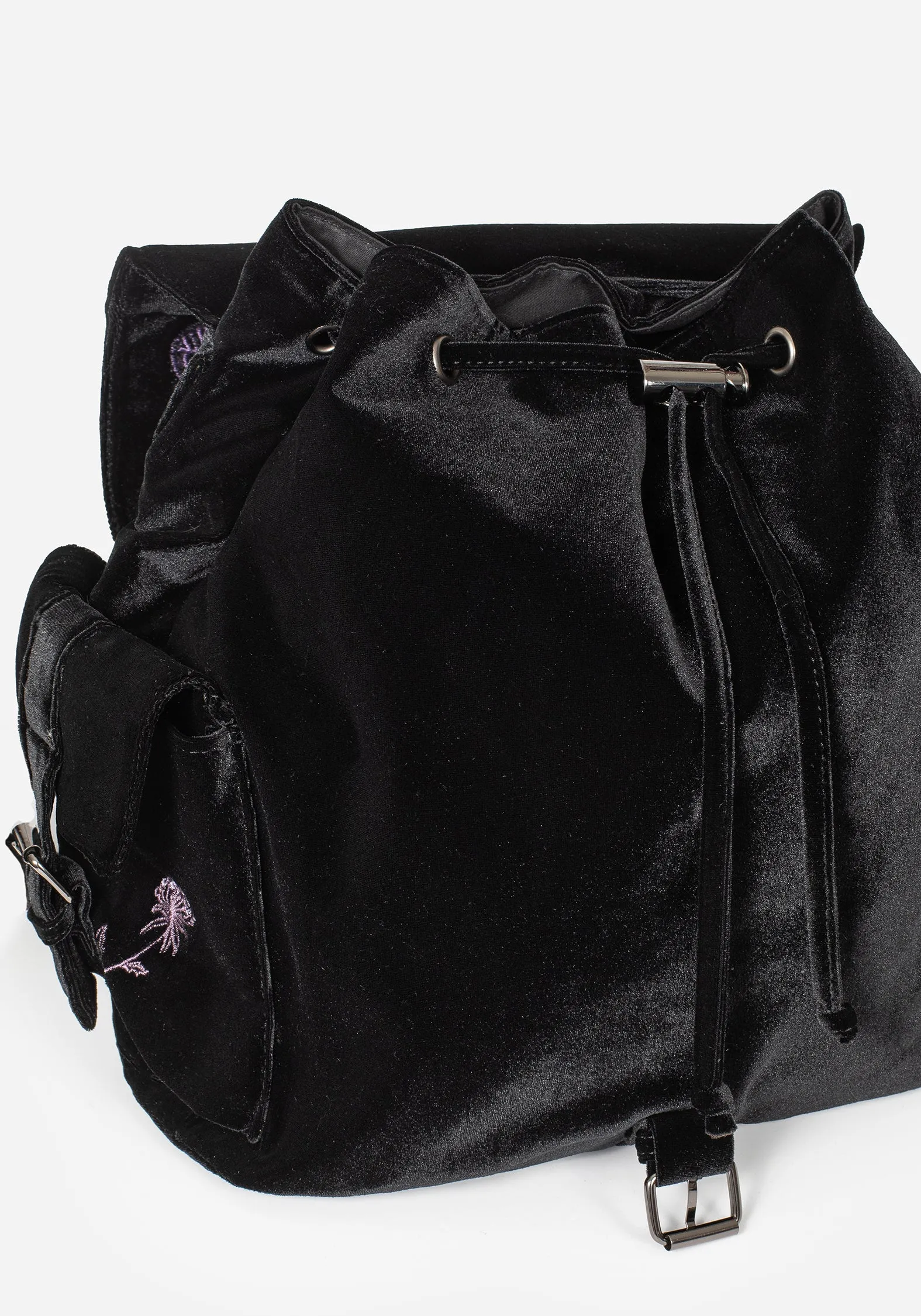 Atropos Moth Embroidered Satchel Backpack sold by Disturbia product image thumbnail 5