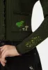 Swamplife Embroidered Pointelle Knit Crop Cardigan sold by Disturbia