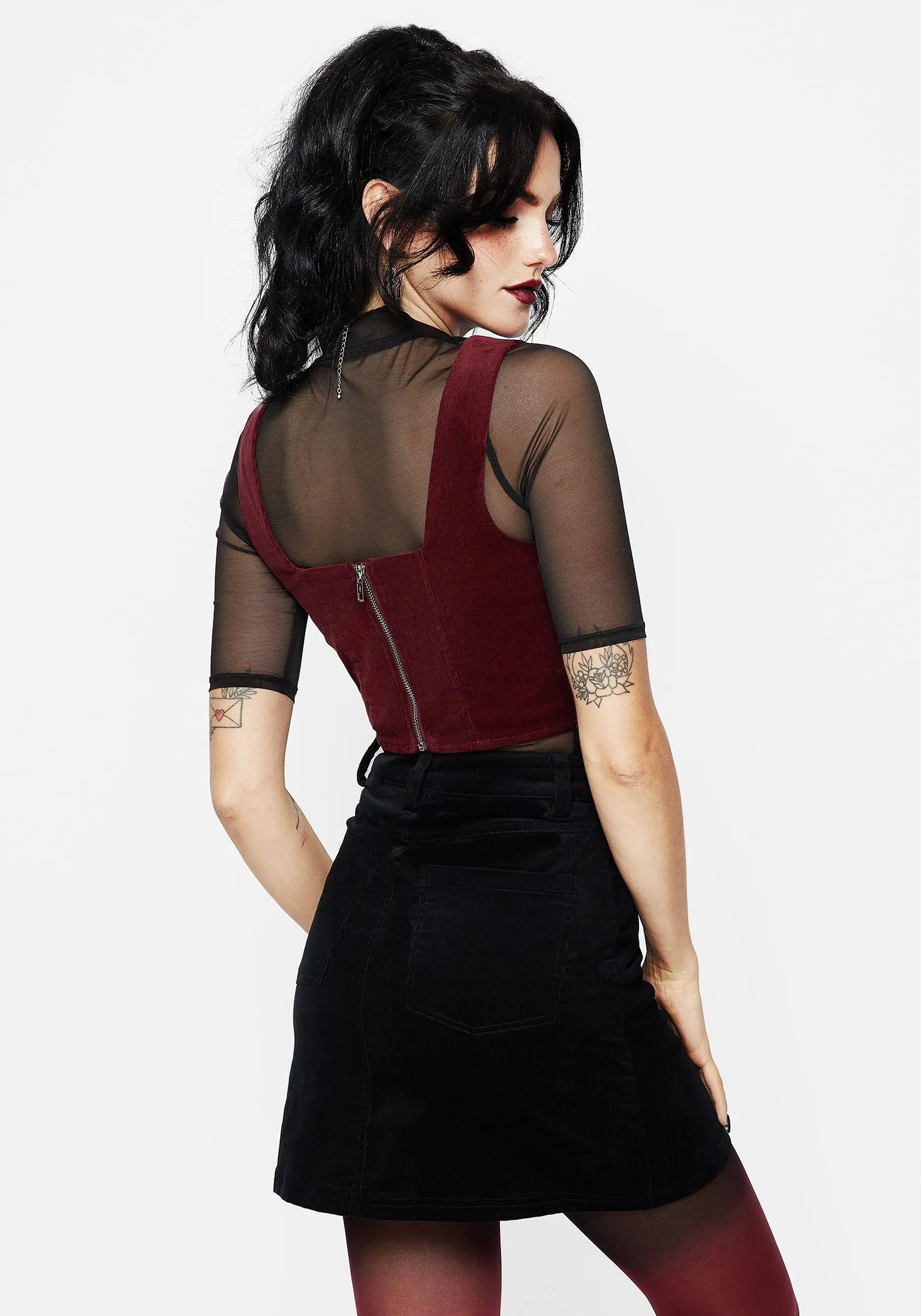 Webcatcher Embroidered Corset Top sold by Disturbia product image thumbnail 3