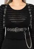 Fury Eyelet Chain Harness sold by Disturbia