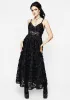 Rosehip Textured Mesh Midi Dress sold by Disturbia