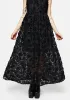 Rosehip Textured Mesh Midi Dress sold by Disturbia