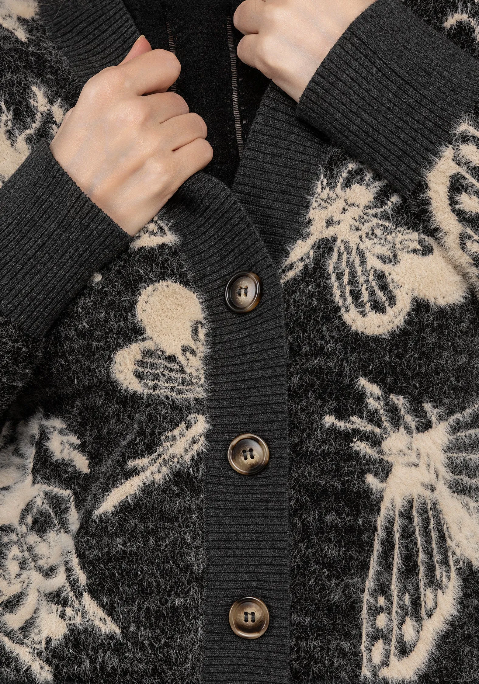 Silkmoth Knit Cardigan sold by Disturbia product image thumbnail 2