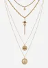 Valkyrie Layered Rune Choker Necklace - Gold sold by Disturbia