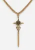 Valkyrie Layered Rune Choker Necklace - Gold sold by Disturbia