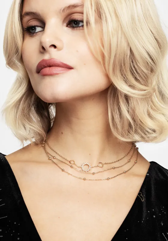 Helios Choker - Gold sold by Disturbia